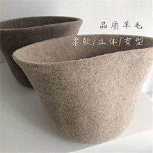 秋冬季羊毛針織漁夫帽子女素顏遮臉水桶帽顯臉小保暖毛呢盆帽 歷史價格詳細信息