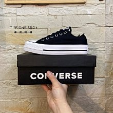 CONVERSE 帆布鞋 CHUCK TAYLOR ALL STAR LIFT 厚底 黑色 低筒 休閒 女 560250C 歷史價格詳細信息