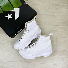 Converse Run Star Hike 白 女鞋 高筒 增高 厚底 厚底鞋 帆布鞋 運動鞋 休閒鞋 166799C 歷史價格詳細信息