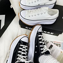 【CONVERSE】帆布鞋 Run Star Hike 低筒 潮流 防滑 耐磨 鋸齒 厚底 男女同款 白色 168817C 歷史價格詳細信息