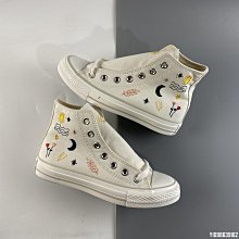 Converse All Star 刺繡 星空 太陽 星星 月亮 日常 百搭 男女 低筒 帆布 ~T/E代購~ 歷史價格詳細信息