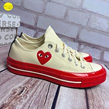 Converse X CDG Play Chuck 70 White 愛心 米白 歷史價格詳細信息