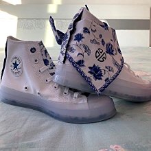 Converse 170124 鐵灰&times;藍 單貼款帆布鞋(幼童鞋)【NG商品(帆布有褪色和黃膠)，特價出清】212C 歷史價格詳細信息