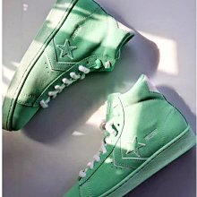 正品 CONVERSE Pro Leather Hometown白敬亭湖水綠高筒171228C 歷史價格詳細信息