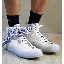 Converse 170124 鐵灰&times;藍 單貼款帆布鞋(幼童鞋)【NG商品(帆布有褪色和黃膠)，特價出清】212C 歷史價格詳細信息