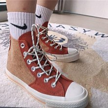 【小熊海外購】CONVERSE RUN STAR HIKE 原諒綠 鬆糕 鋸齒 厚底 帆布 高幫 滑板鞋 170441C 女鞋 歷史價格詳細信息