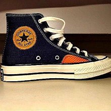 Converse 170124 鐵灰&times;藍 單貼款帆布鞋(幼童鞋)【NG商品(帆布有褪色和黃膠)，特價出清】212C 歷史價格詳細信息