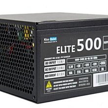 【KISS QUIET】Elite 500 II 日系電容 電源供應器(3年保1年換新/溫控風扇/6+2pin/過載保護) 歷史價格詳細信息