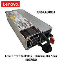 Lenovo 750W(230,115V)Platinum HS Power Supply (7N67A00883)【聯想伺服器配件】 歷史價格詳細信息