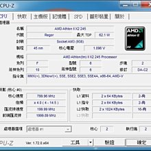 AMD Athlon 245 X2 雙核心（極新） 歷史價格詳細信息
