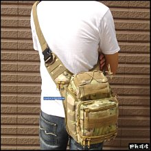 【野戰搖滾-生存遊戲】多功能戰術塘鵝包、側背包【黑色多地形迷彩】暗夜迷彩多地形迷彩塘鵝鞍袋相機包跨背包胸掛包單肩包 歷史價格詳細信息