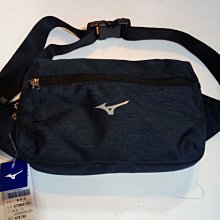 Mizuno 美津濃 腰包 單肩包 輕量 防水斜背包 - 內夾層 - 黑灰 - 33TM1A1509 歷史價格詳細信息