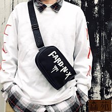 斜挎包男士胸包街頭輕便小背包女休閑日系單肩工裝包男學生斜肩包-輝縣精品 歷史價格詳細信息