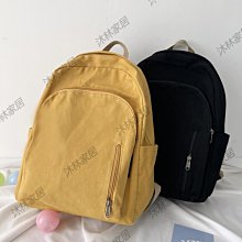 帆布雙肩包女原宿簡約大容量高中大學生書包森系旅行質感背包 歷史價格詳細信息