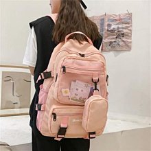 後背包古著感少女書包ins背包韓版潮高中大學生森系帆布日系校園雙肩包【】（）-大笨鼠商城3195 歷史價格詳細信息