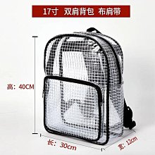 現貨 PVC透明無塵包網格8寸12寸14寸17寸工具收納背斜跨單雙肩包18寸全 歷史價格詳細信息