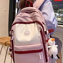 初中生書包女生高中生學生大容量2024新款減負護脊女孩背包雙肩包 歷史價格詳細信息