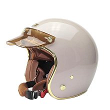 『元成安全帽』復古帽 THH安全帽-T383A素色-煙燻粉 ＊內建墨片/ 內襯可拆洗＊本店加贈鏡片 歷史價格詳細信息