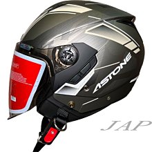 《遠古騎士》ASTONE SPORSTER 381G 素 平黑 半罩 安全帽 內墨片????送折價卷200元???? 歷史價格詳細信息