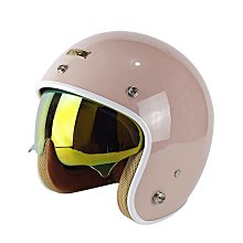 『元成安全帽』復古帽 THH安全帽-T383A素色-煙燻粉 ＊內建墨片/ 內襯可拆洗＊本店加贈鏡片 歷史價格詳細信息