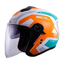 【SOL SO-XP 領航員 3/4罩式 安全帽 】雙鏡片設計︱加強型眼鏡溝︱PC輕量款 歷史價格詳細信息