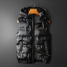 【型男會社】1126 NHXYX 冬季羽絨馬甲歐洲站新款男士90%白鴨絨連帽背心羽絨服男 歷史價格詳細信息