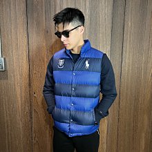 Polo Ralph Lauren RL 深藍 美麗諾 羊毛 針織 Hybrid 拼接 羽絨外套 男L 歷史價格詳細信息