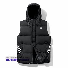 Adidas 愛迪達連帽棉衣 冬季羽絨棉服加棉加厚保暖麵包服黑色白色連帽防風防寒外套鋪棉外套 歷史價格詳細信息