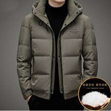 羽絨服男冬季加厚短款2023新款男士時尚免洗防風連帽保暖外套 歷史價格詳細信息