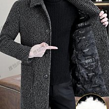 風衣男冬季中長款2023新款潮流休閑加絨加厚毛呢大衣男款秋冬外套-雅怡尚品 歷史價格詳細信息