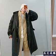 冬季復古日系高街設計感白鴨絨長款假兩件羽絨服男-名流 價格比較,價格查詢,歷史價格詳細信息