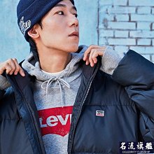 evi's李維斯男士冬季中長款連帽保暖羽絨服純色百搭A-名流 歷史價格詳細信息