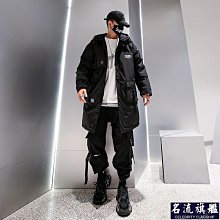 羽絨服 鴨鴨男士工裝羽絨服男冬季中長款加厚新款連帽保暖派克服外套 歷史價格詳細信息