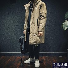 冬季超長款羽絨服男大碼加長加厚過膝連帽鵝絨服大衣外套男-名流 歷史價格詳細信息