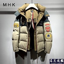 男士加厚短款痞帥冬裝休閒2024男23冬季立領上衣新款棉衣潮牌外套 歷史價格詳細信息