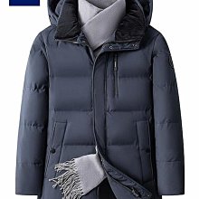冬季超長款羽絨服男大碼加長加厚過膝連帽鵝絨服大衣外套男-名流 歷史價格詳細信息