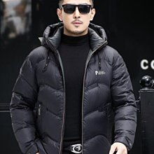 冬季羽絨服男時尚毛領連帽大衣保暖白鴨羽絨服休閒2022男士女士羽絨服EQOX KN5H 歷史價格詳細信息