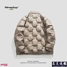 Mmoptop學院風加厚米色羽絨服男士冬季潮流連帽男裝靣包服外套男-名流 歷史價格詳細信息