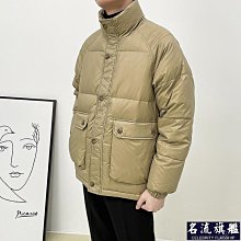 冬季新款潮流羽絨服男短版連帽外套男士工裝素色羽絨外套 歷史價格詳細信息