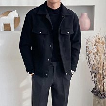 緊身韓版 輕奢高級感 西裝外套男 風衣男裝 P 新款男士毛呢大衣短版秋冬季毛呢外套男加厚夾克上衣高檔-時尚男裝 歷史價格詳細信息