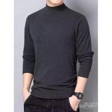 男士中高領體恤 秋冬男高領打底衫長袖體恤 潮大尺碼純黑色小衫 秋衣體恤上衣t恤 男士秋季休閒上衣打底衫【滿299元發貨】 歷史價格詳細信息