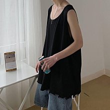 無袖慵懶流行ins潮流背心新款男士　2023夏季新款百搭休閒套裝 歷史價格詳細信息