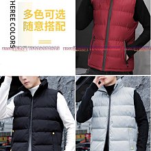 冬天馬甲外套男 無袖棉衣男 冬裝男 精品男裝  羽絨馬甲男士秋冬季韓版高級立領無袖背心加厚保暖休閒工裝外套 歷史價格詳細信息