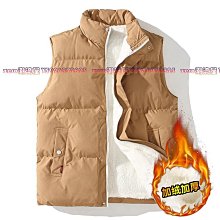 男裝 羽絨棉 馬甲 冬季 刷毛 保暖 羔羊絨 馬夾 加厚 大尺碼 青年 外套 無袖 休閒 時尚 背心 歷史價格詳細信息