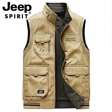 【雙面穿】多口袋馬甲 男秋冬季 加絨大碼 坎肩背心 戶外工裝馬夾外套 歷史價格詳細信息