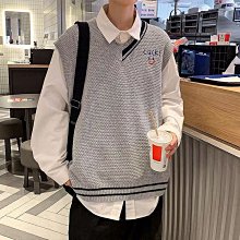 新款男童馬甲毛線衣春秋季純棉兒童針織背心秋裝中大童休閒男孩子 歷史價格詳細信息