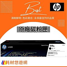 HP 119A W2090A(黑色)/W2091A(藍色)/W2092A(黃色)/W2093A(紅色) 原廠碳粉匣 四色一組 歷史價格詳細信息