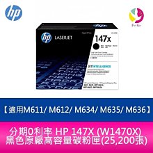 HP W1470Y/1470/1470Y/147Y 原廠超高容量黑碳粉匣HP LaserJet M610 / M611/ M612/ M634/ M635 歷史價格詳細信息