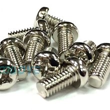 小白的生活工場*M3X8mm 鍍鎳螺絲1包30顆(細牙) 歷史價格詳細信息