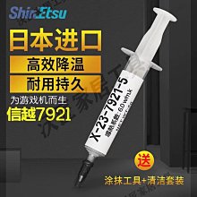 信越7921導熱硅脂cpu散熱臺式機筆記本7868導熱硅脂膏高導熱20g裝【GOPLAY潮玩家居】 歷史價格詳細信息